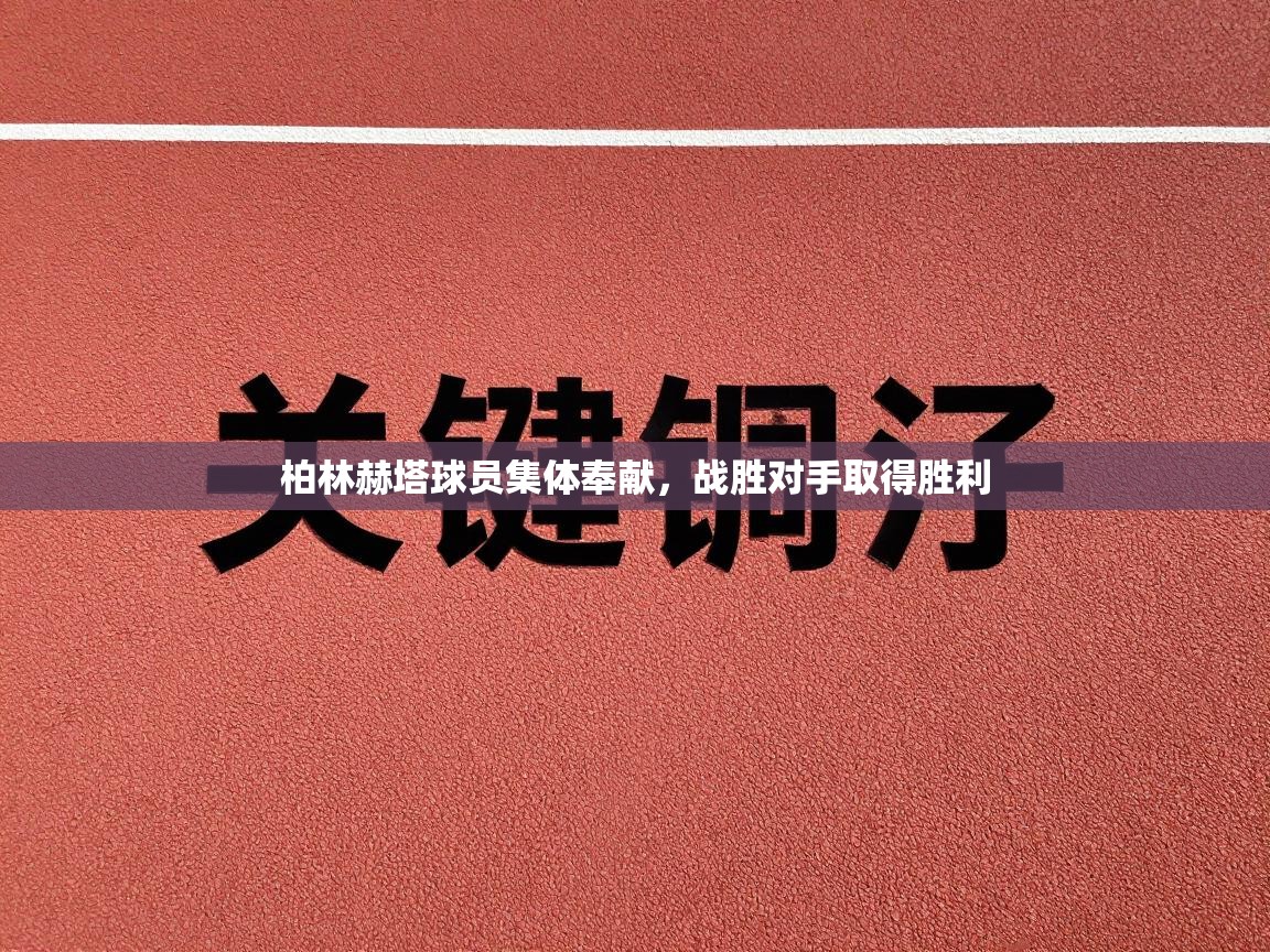 开云体育直播平台-柏林赫塔球员集体奉献，战胜对手取得胜利  第4张